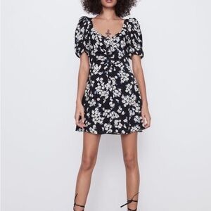 Zara daisy mini dress